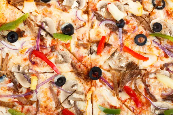 lezzetli İtalya gıda. Pizza bacground kapatın. Fotoğraf menüsü