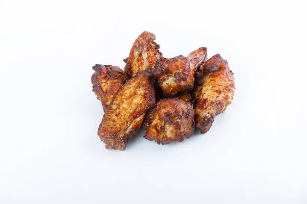 Kaki ayam panggang dengan kentang panggang. menu foto terisolasi — Stok Foto