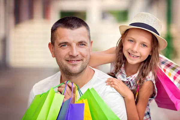 Alışveriş, aile kavramı — Stok fotoğraf