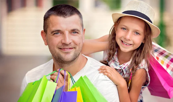 Alışveriş, aile kavramı — Stok fotoğraf