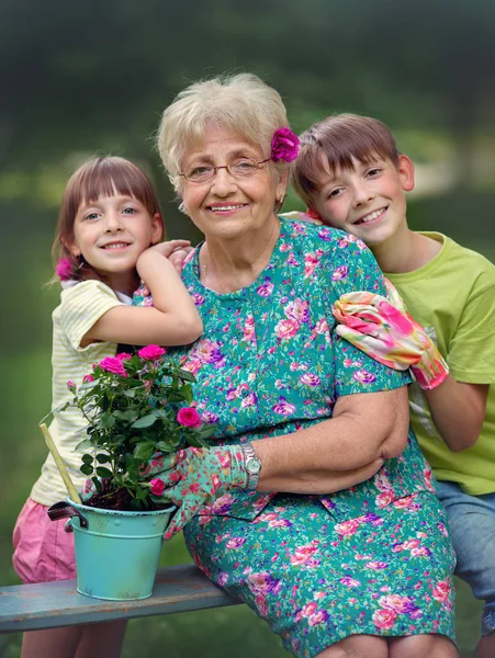 Gardening, discovering and teaching concept — Stock Photo, Image