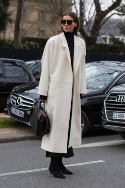 Sokak stil, Paris moda hafta sonbahar kış 2017, gün 4, Paris