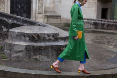 Sokak stil, Paris moda hafta sonbahar kış 2017, gün 5, Paris