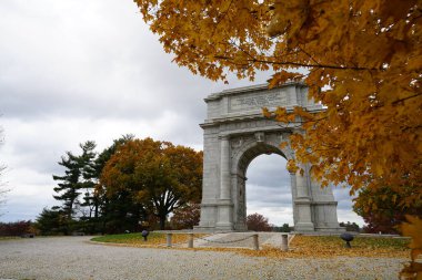 Sonbahar aylarında Philadelphia, Pennsylvania yakınlarındaki Valley Forge National Historic Park'ta görüntüle 