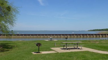 Kuzey Teksas 'taki Cooper State Park' ta.  