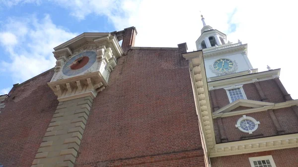 Vue Bâtiment Historique Independence Hall Philadelphie Pennsylvanie — Photo