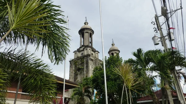 Церква Центрі Беколода Філіппіни Січень 2013 — стокове фото