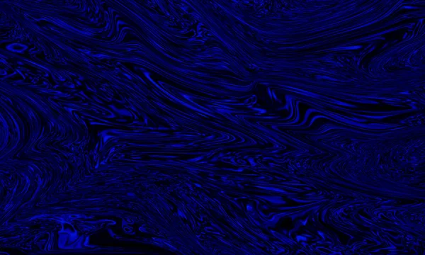 Donkerblauwe Vloeibare Textuur Abstract Artistieke Achtergrond Voor Flyers Posters Advertenties — Stockfoto