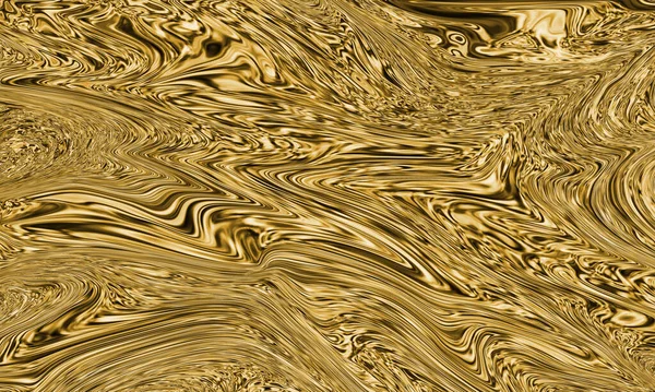 Textura Mármore Ouro Abstrato Brilho Folha Líquida Metálica Luxuoso Fundo — Fotografia de Stock