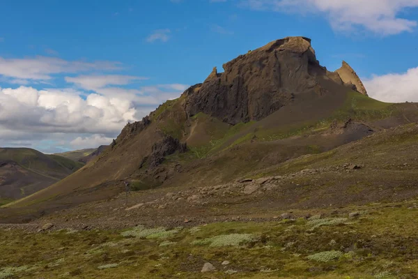 Einhyrningur Una Silueta Extraña Montaña Islandia — Foto de Stock