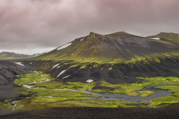 Den Fjoll Helt Otrolig Plats Island — Stockfoto