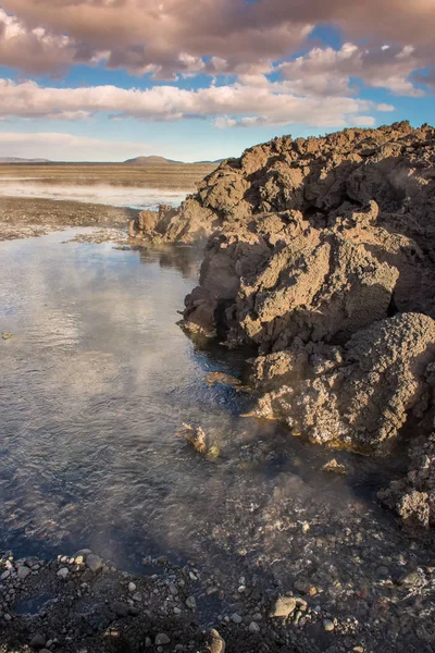 Holuhraun Zlanda Nın Zlanda Dağları Ndaki Vatnajokull Buz Örtüsünün Hemen — Stok fotoğraf