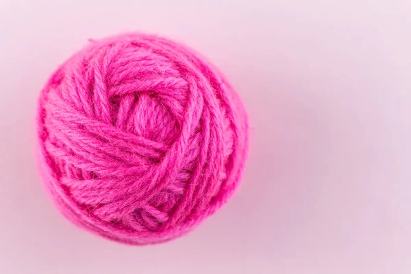 Yarn Color Pink Pink Background — Stock Photo, Image