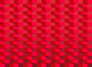 Dikdörtgen desenli kırmızı duvar kağıdı. vektör illüstrasyonu.