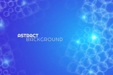 Bulanık mavi bokeh arkaplan