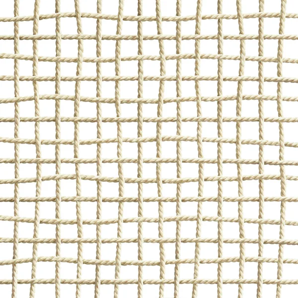 Intertwined rope in the form of a grid — Stock Photo, Image