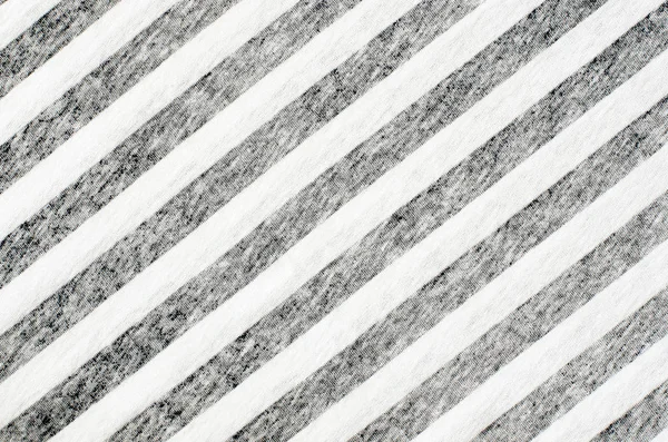 White and black striped jersey textile — Stock Photo, Image