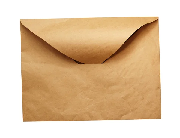 Geschlossener Umschlag aus Bastelpapier — Stockfoto