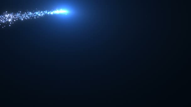 Sentiers d'étoiles de Noël bleu 4K  