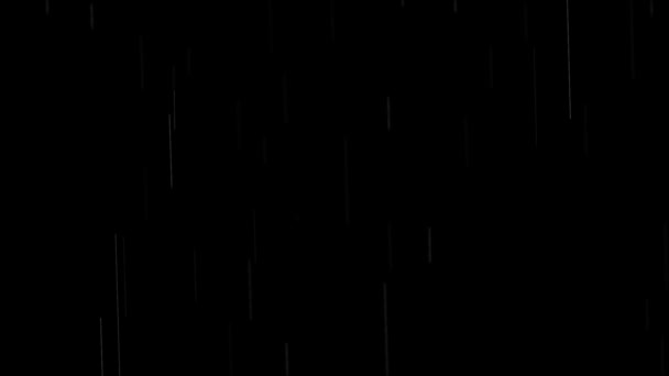 Pioggia - Primo piano normale — Video Stock