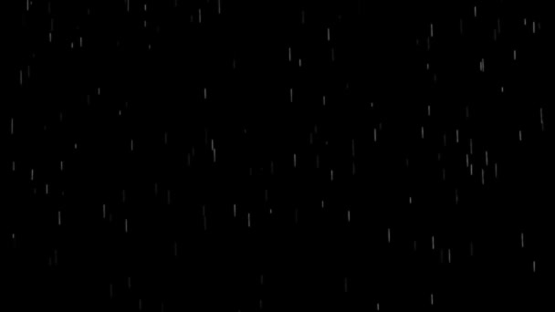 雨-スローミドルグラウンド — ストック動画