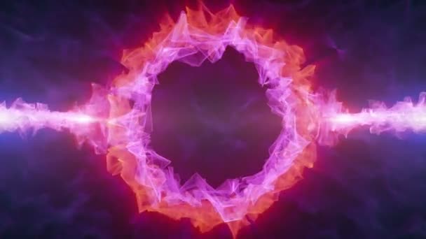 Пурпурний кристал Logo Ring 4k — стокове відео