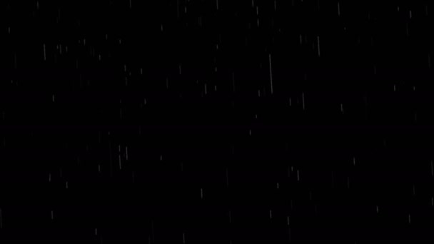 雨の 4 k のノーマル ・ ミドル — ストック動画