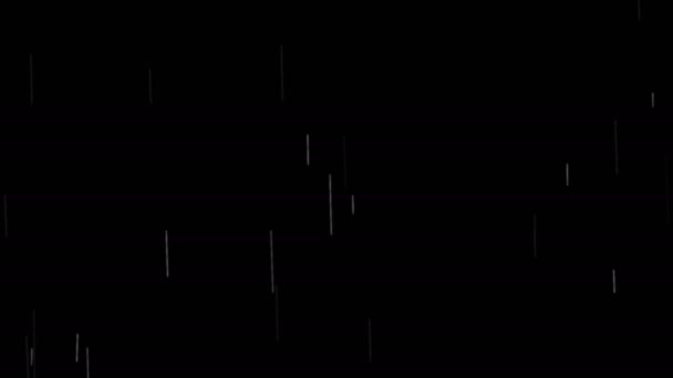Pioggia 4k Lento - Primo piano — Video Stock