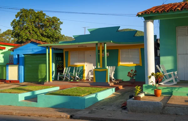 Häuser von vinales dorf, kuba — Stockfoto