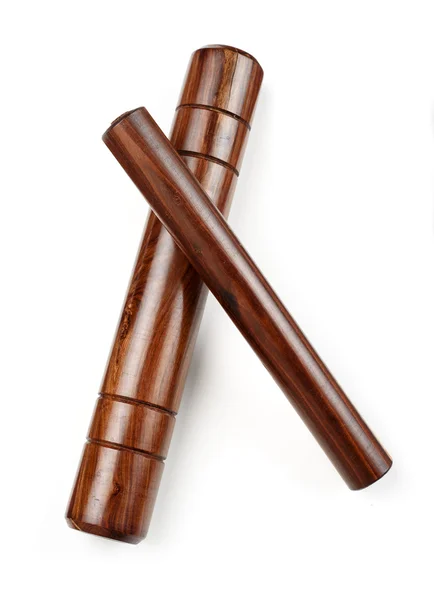 Latin wooden claves — Stock Photo, Image
