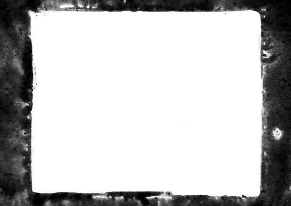 Black ink frame — Stock Photo, Image