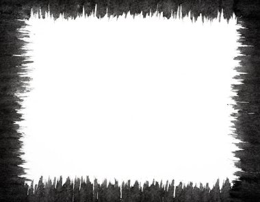 siyah mürekkep çerçeve