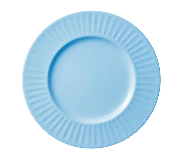 淡蓝色的盘子 — 图库照片