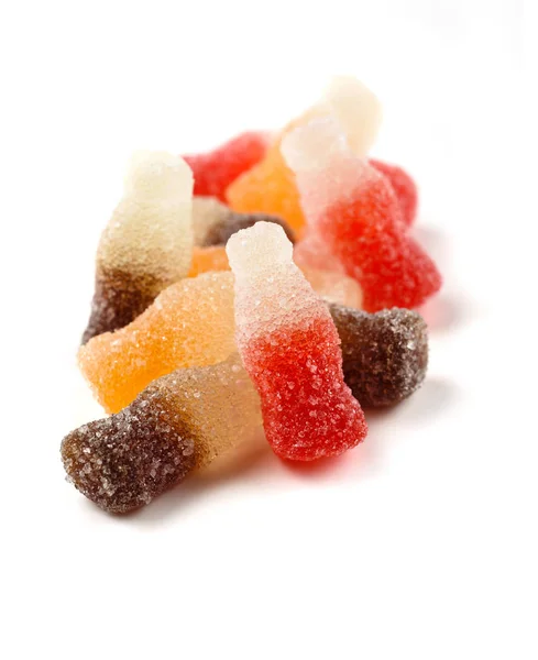 Fles jelly snoepjes — Stockfoto