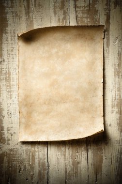 antika boş parşömen üzerine yaşlı duvar