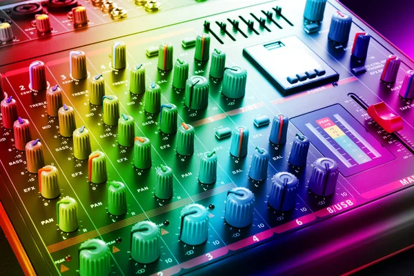 DJ mixer console — Stock Photo, Image