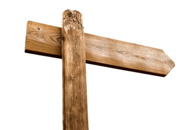 ahşap tabelasını izole