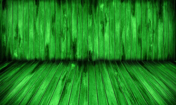 Fondo de listones de madera verde — Foto de Stock