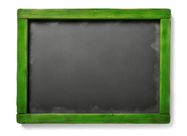 Zelený rámeček tabule, samostatný — Stock fotografie