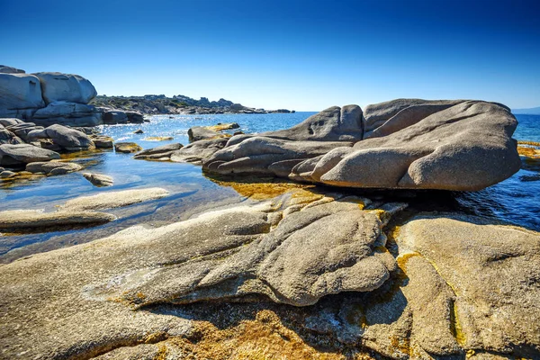 Felsen von capo testa, sardinien, italien — Stockfoto