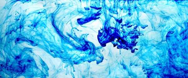 Abstrakt blå nebula bakgrund — Stockfoto