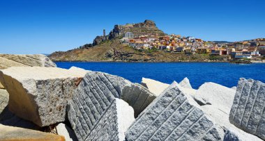 Panorama Castelsardo, Sardunya, İtalya
