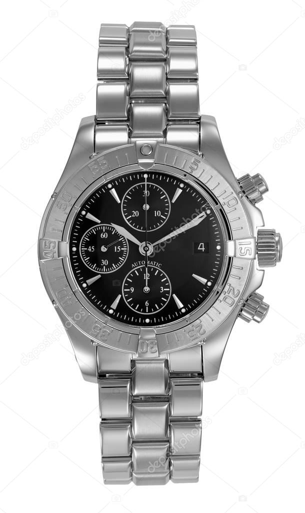 stainless steel wristwatch for man
