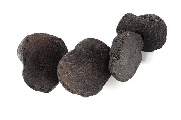 Black truffles isolated — Stock Photo, Image
