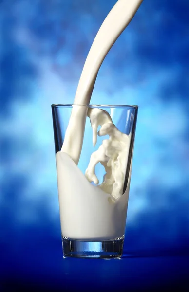 Süt mavi — Stok fotoğraf