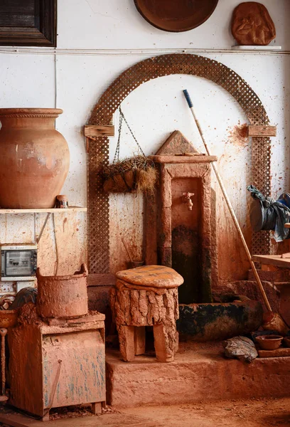 Oficina de cerâmica tradicional, Tenerife — Fotografia de Stock