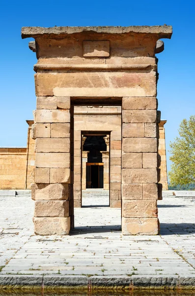 Debod egytcian temple,Madrid,Spain — Stockfoto