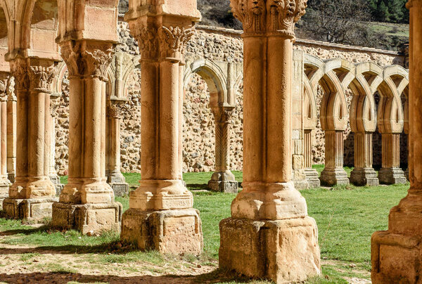 san juan de duero cloister, soria,spain