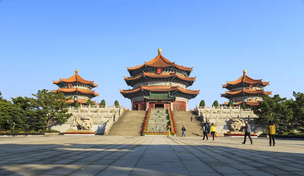 Chinese pagoda in yuanxuan taoist temple guangzhou, China — Stock Photo, Image