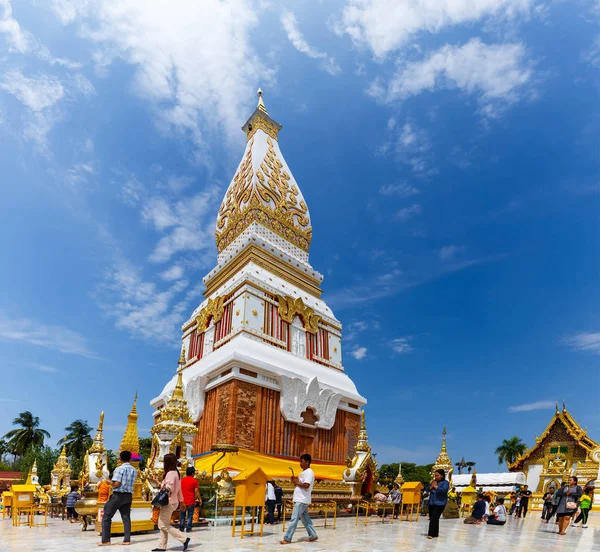 Wat Phra dat Phanom boeddhistische tempel in Nakon Pranom Thailand — Stockfoto